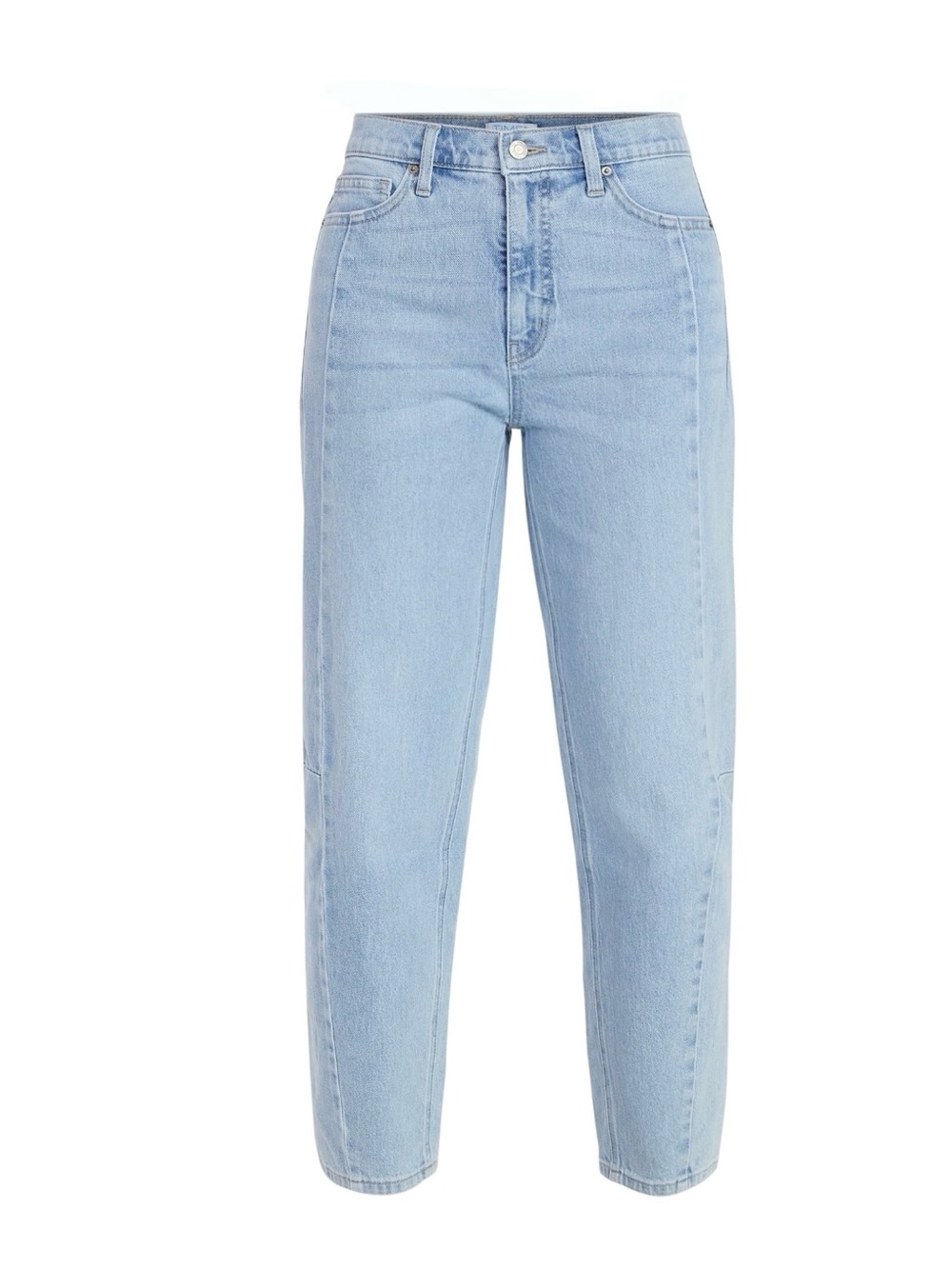 Time and Tru Light Wash High-Rise Barrel Leg Jeans - Picture 5 of 11